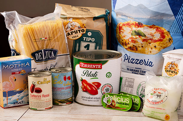 ピザに必要な材料イタリア産